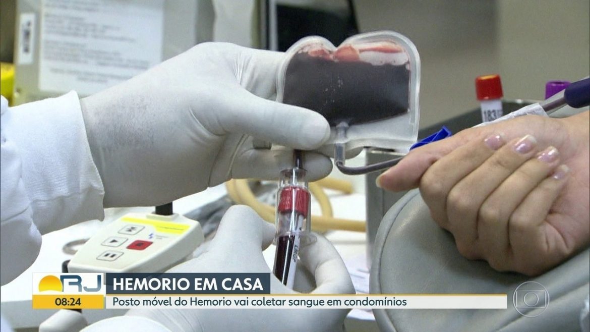 Hemorio inicia campanha de doação de sangue em condomínios